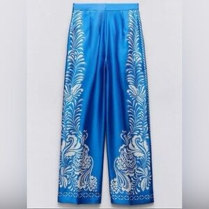 Gorgeous Zara satin pants.